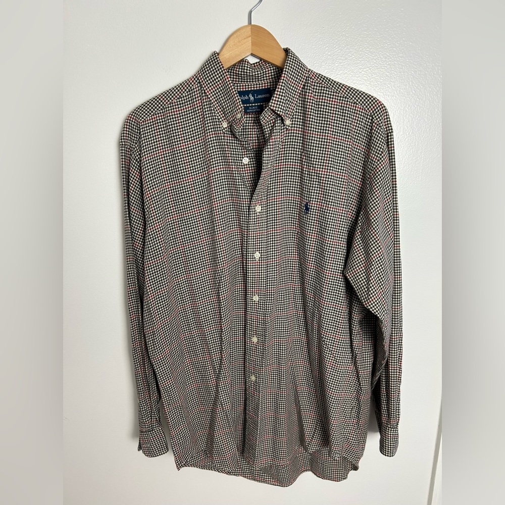 💥 Men’s Ralph Lauren Blake Long Sleeve Button Down Size Medium